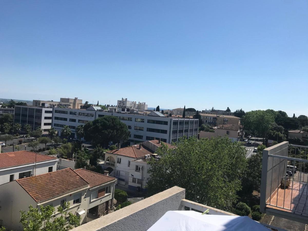 Bel Appartement Avec Vue Et Parking Prive بزييه المظهر الخارجي الصورة
